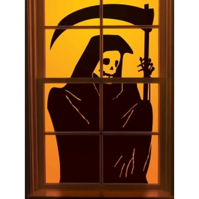 Grim Reaper Window Cling