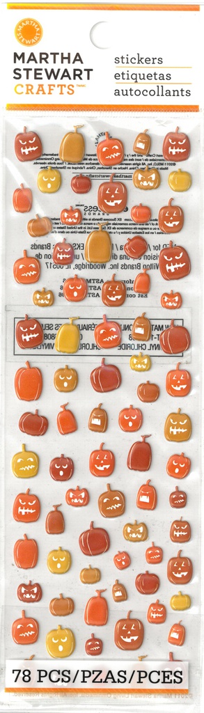 Pumpkin Foam Icon Stickers