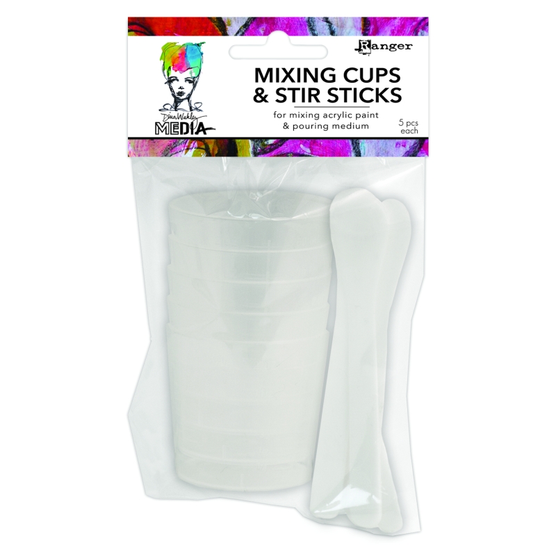 Mixing Cups and White Stir Sticks
