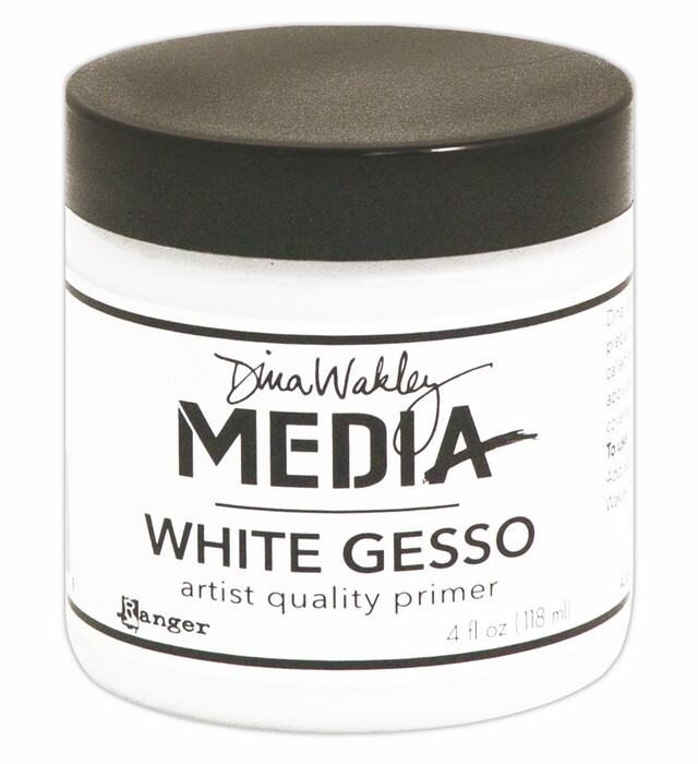 Dina Wakley MEdia Gesso White (4oz)