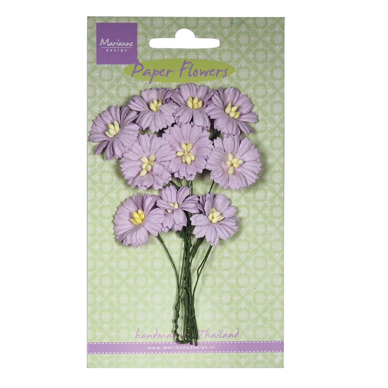 Daisies - Light Lavender Flower Embellishments