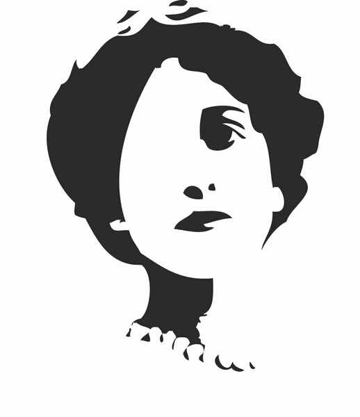 Stencil Stenciled Queenie
