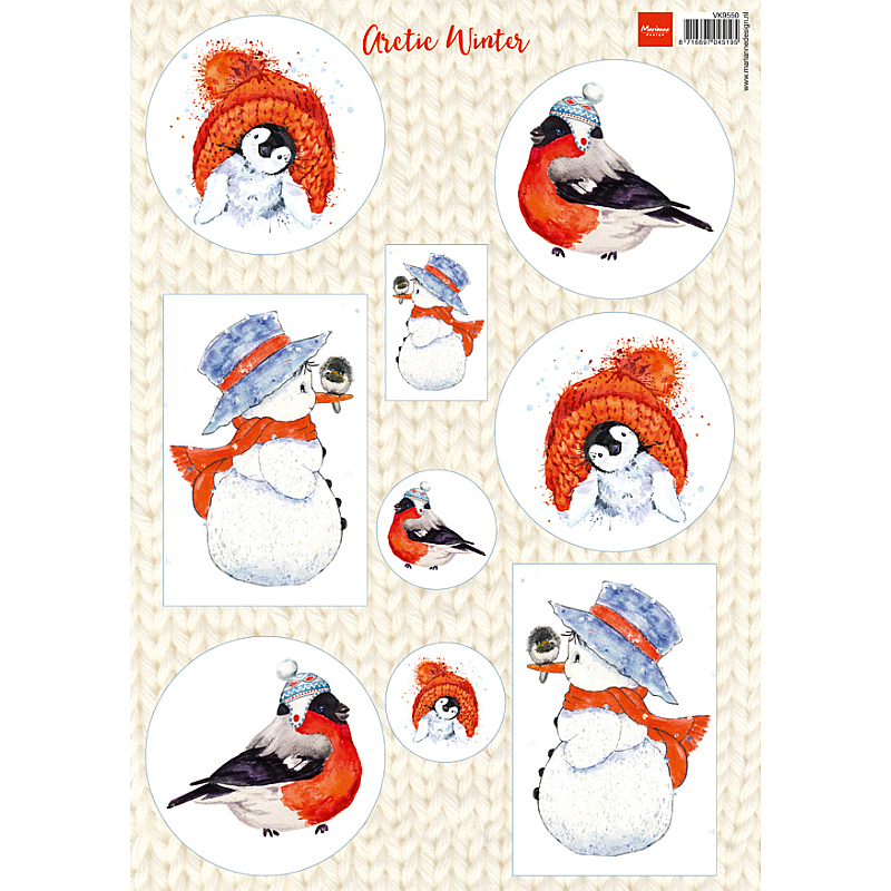 Artic Winter Sold in Packs of 10's