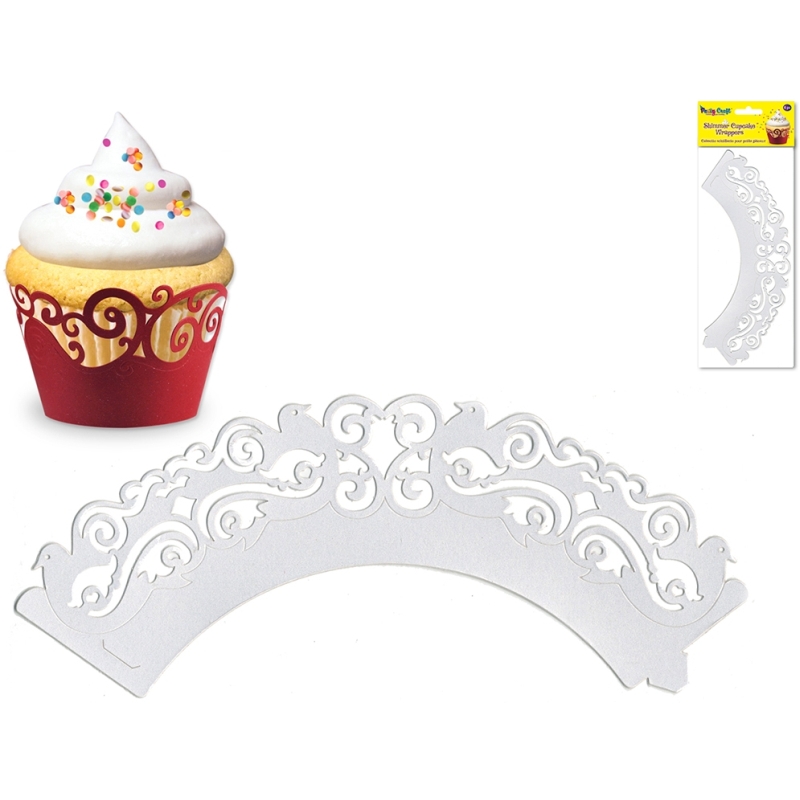 Cupcake Wrappers White3 x packs of 6