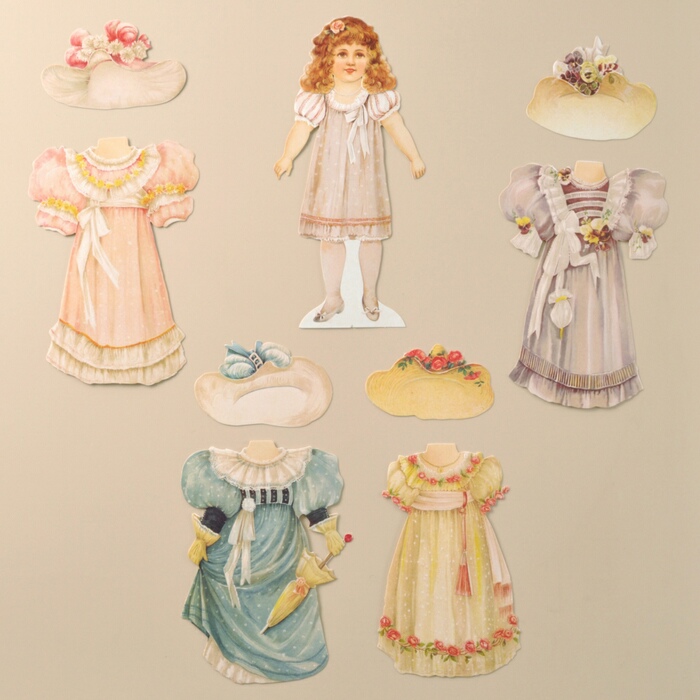 Lady Jane paper doll in bag