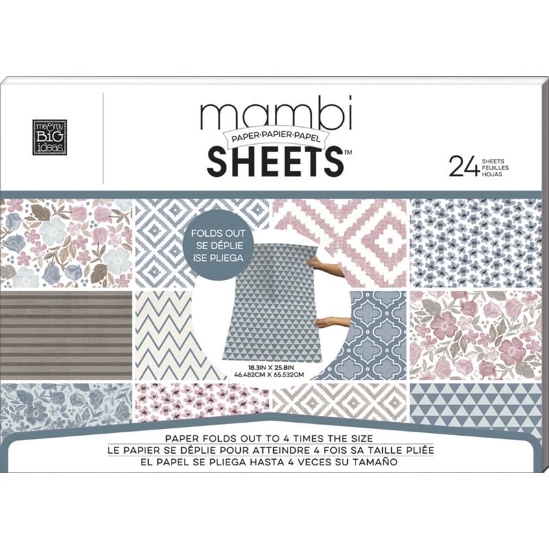 Me & My Big Ideas - Expandable Paper Pad - Soft Blooms