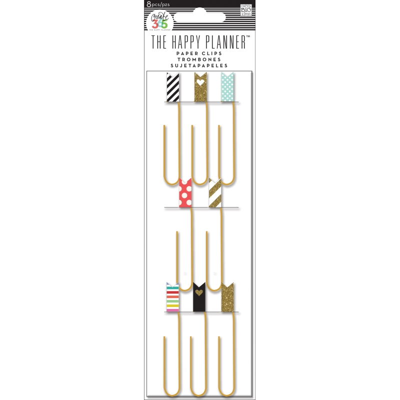 Happy Planner - Paperclips with Flags