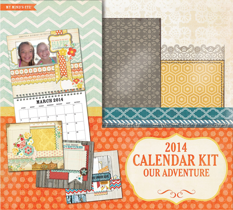 Our Adventures 2014 Calendar Kit