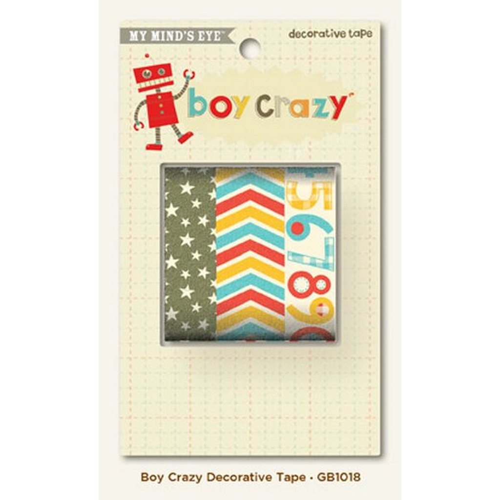 Boy Crazy Decorative TapeSold in Single Sets