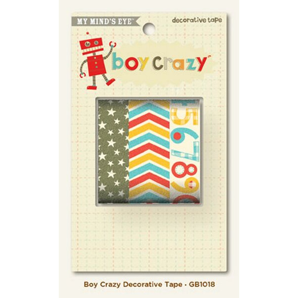 Boy Crazy Decorative TapeSold in Single Sets