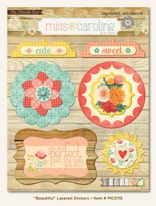 Beautiful Layered Stickers Sold in singles
