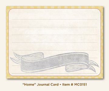 Home Journal CardSold in singles