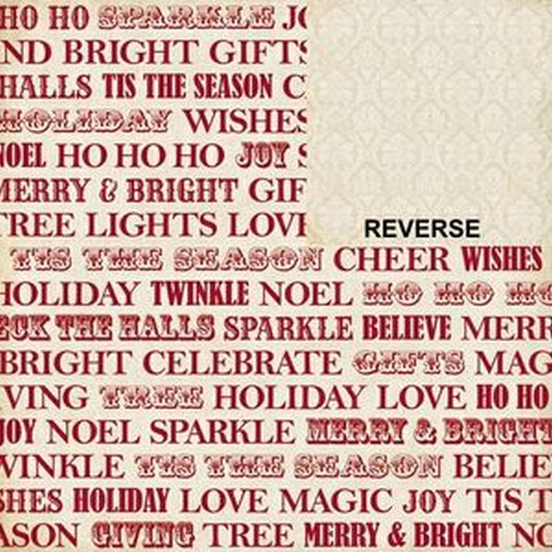 12x12 - Noel Cards & Notes (25) Sold in Single Sheets