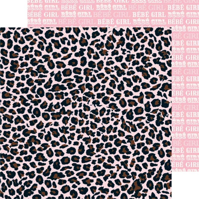 Chic Baby Girl: Leopard Paper