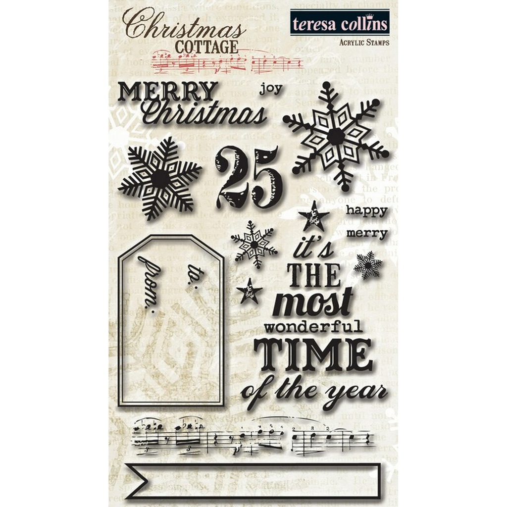 CLRChristmas Cottage StampsSold in Singles