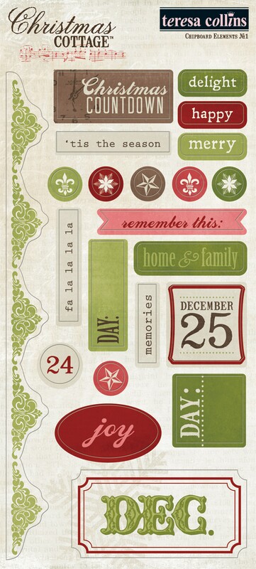CC Chipboard Elements 1Sold in Singles