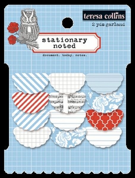 Stationery Noted Garland Sold in Singles