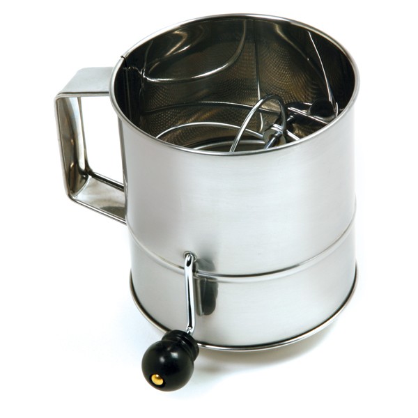 3 Cup Flour Sifter Stainless Steel