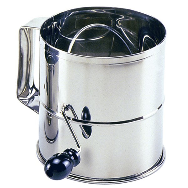 8 Cup Flour Sifter Stainless Steel