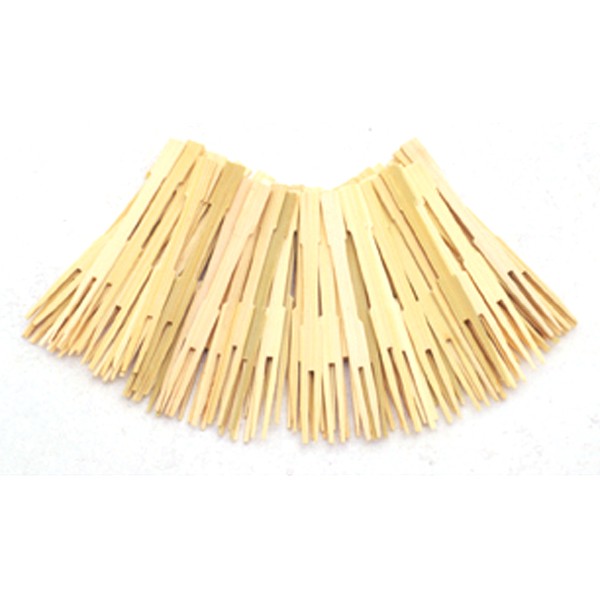 3.5 Bamboo Party Forks, 72 Pcs