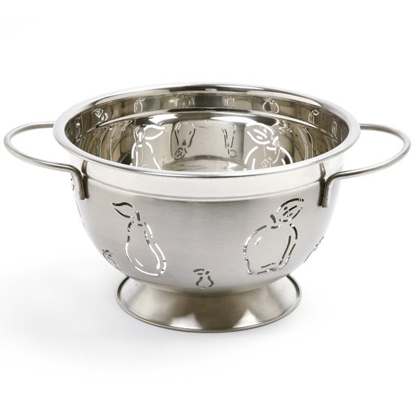 5 Qt Stainless Steel Colander - Apple Pear