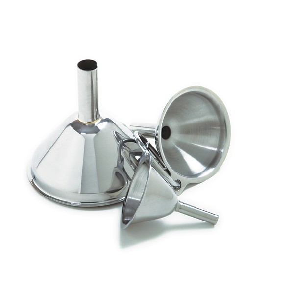 18/10 Stainless Steel 3Pc Funnel Set