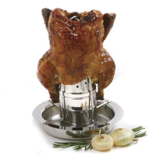 Stainless Steel Vertical Roaster With Infuser