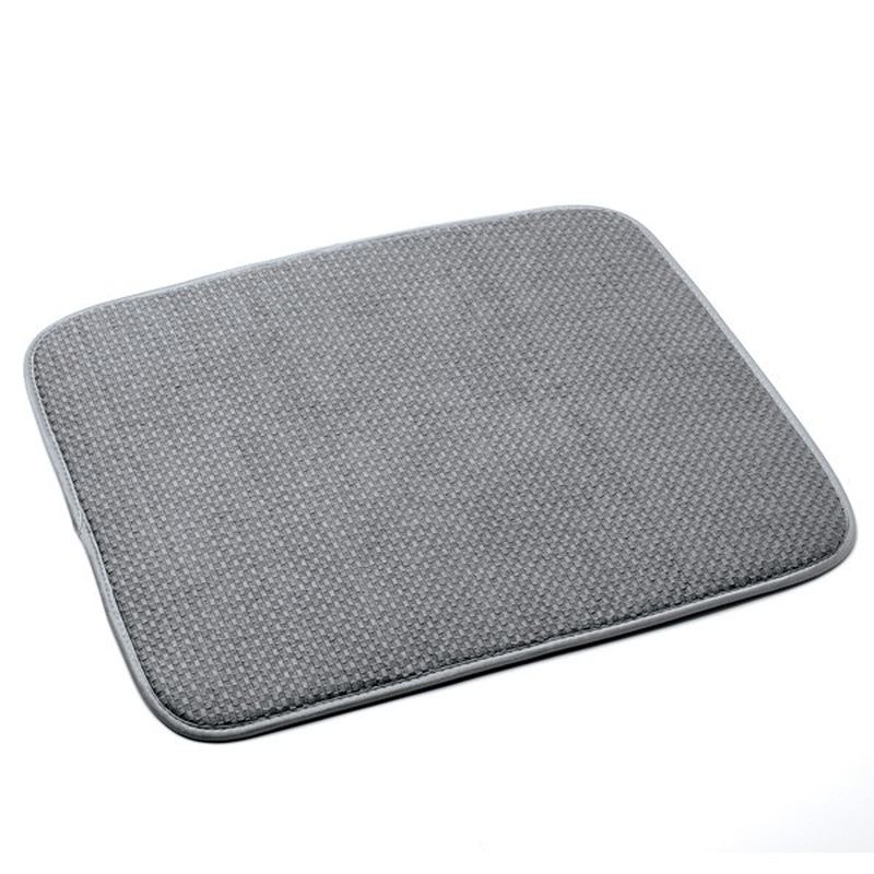16X18 Dish Drying Mat, Grey