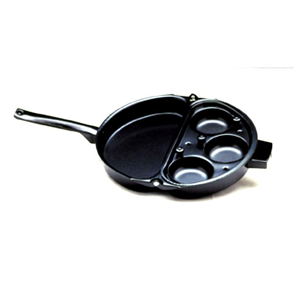 Nonstick Omelette Pan with Poacher