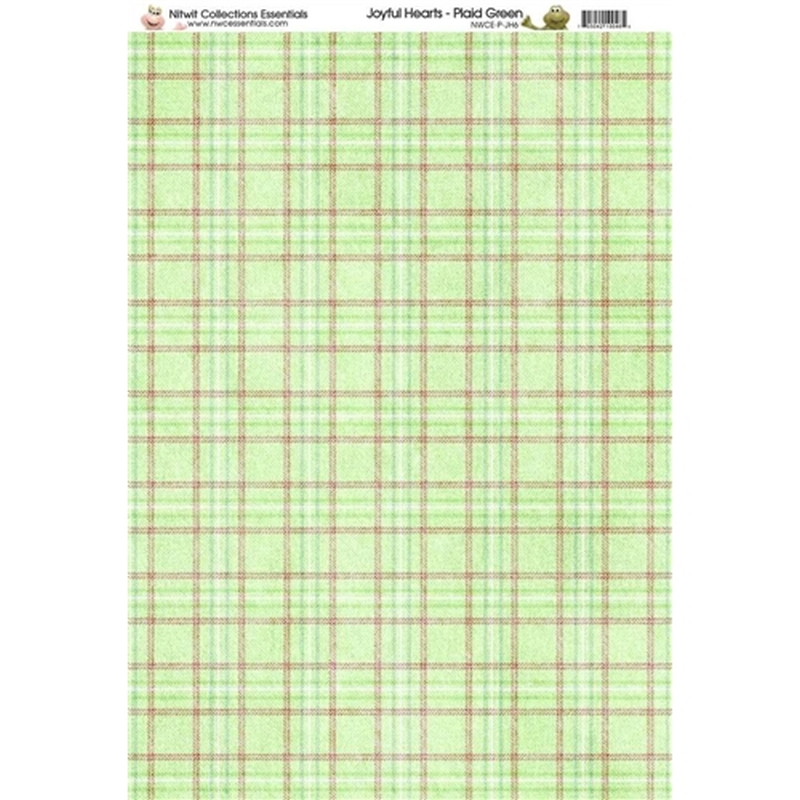 JH Plaid Paper A4Sold in Pack of 10 Sheets