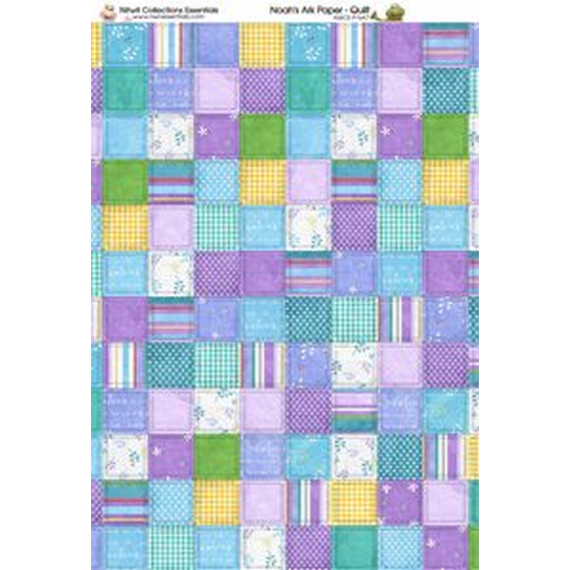 NA Purple Quilt Paper A4Sold in Pack of 10 Sheets