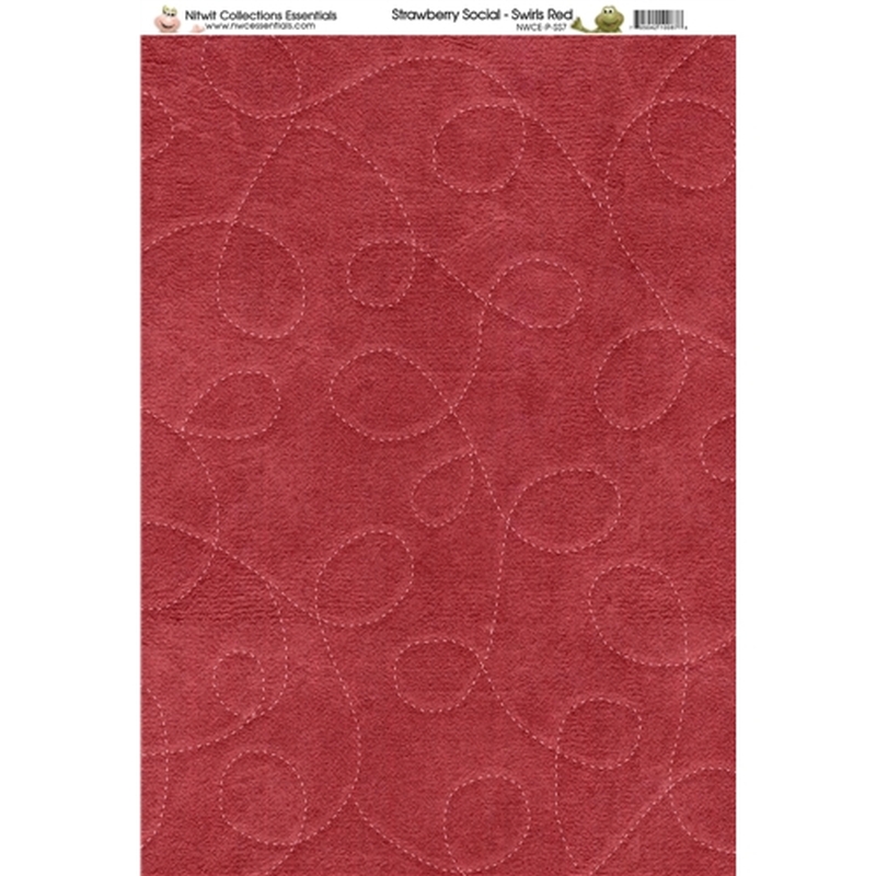 SS Swirls Red Paper A4Sold in Pack of 10 Sheets