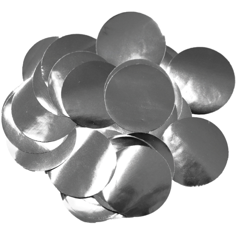 Foil Confetti Silver Metallic - 14 grams