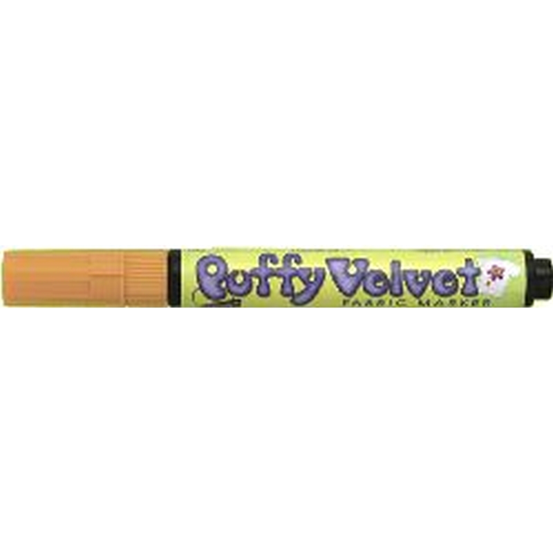 Puffy Velvet Fluorescent Orang