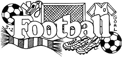 Sue Dix Football - Traditional Wood Mounted Stamp