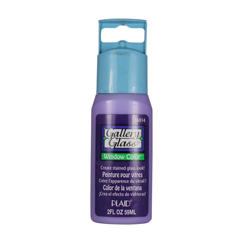 Plaid - Gallery Glass - 2oz - Amethyst