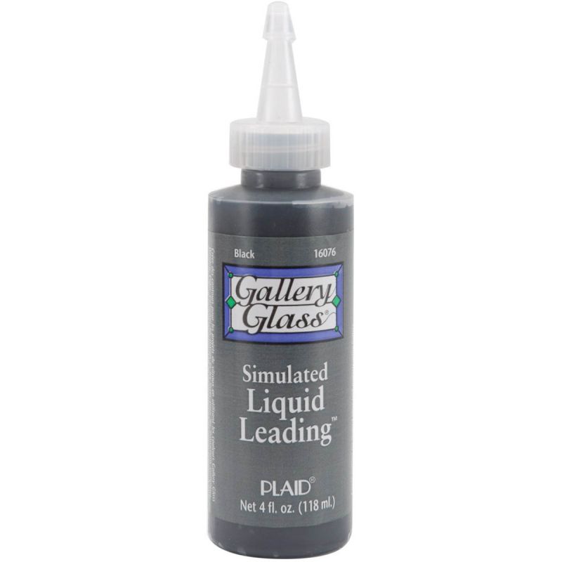 4oz Gallery Glass Liquid Leading Black