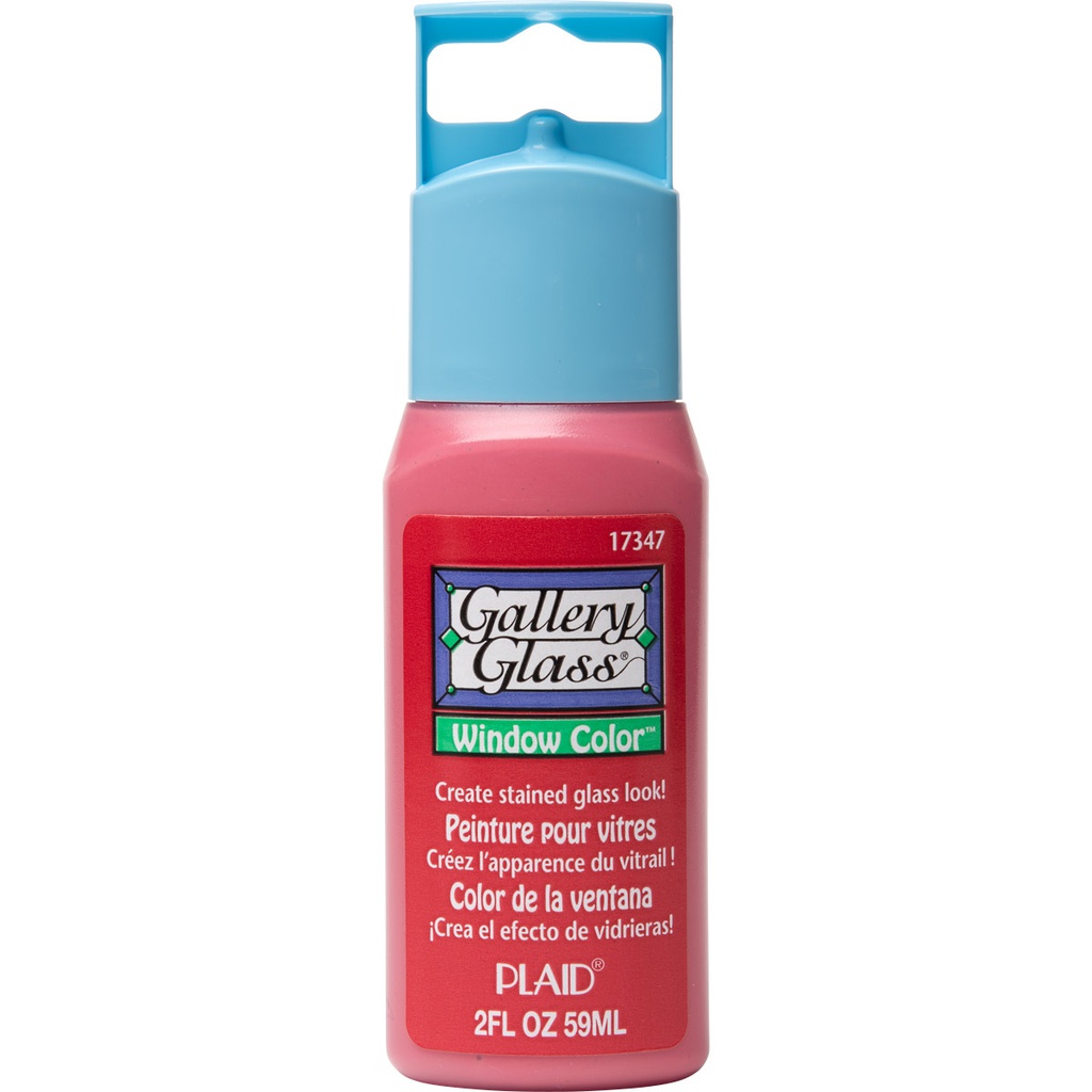 Plaid - Gallery Glass - 2oz - Real Red