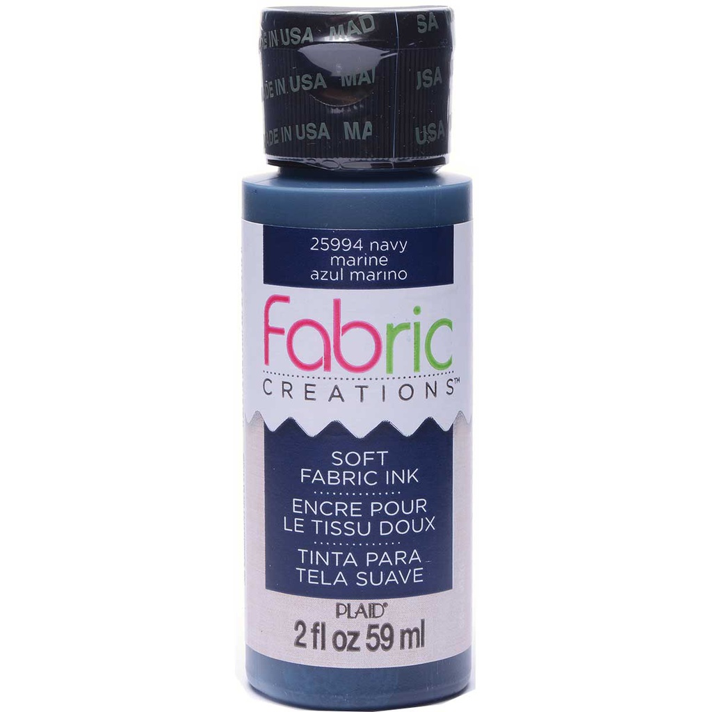 Navy Fabric Creations Soft Fabric Ink 2oz