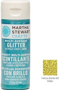Martha Stewart Crafts Yellow Barite Glitter 2oz