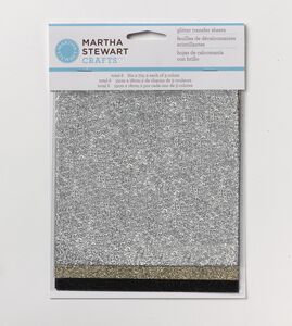 Martha Stewart Crafts Glitter Sheets - Mineral