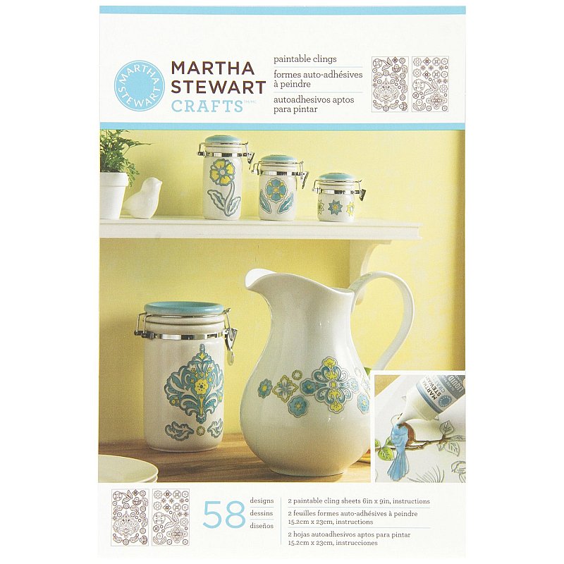 Martha Stewart Crafts Ornate Frames Cling Stencil