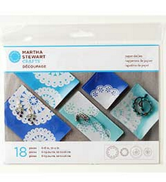 Martha Stewart Crafts Decoupage Paper Doilies - White
