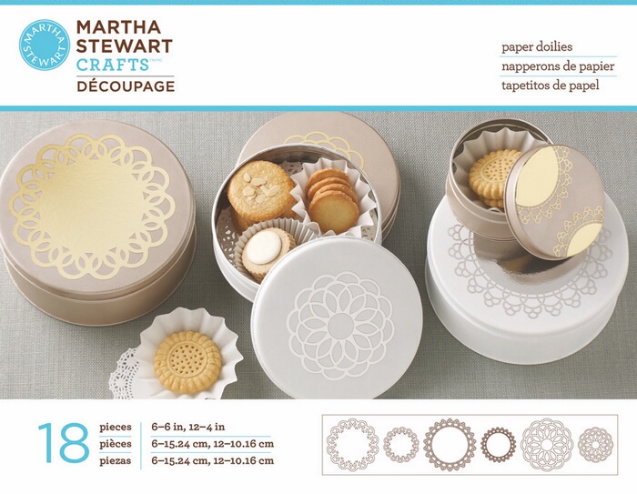 Martha Stewart Crafts Decoupage Paper Doilies - Metallic