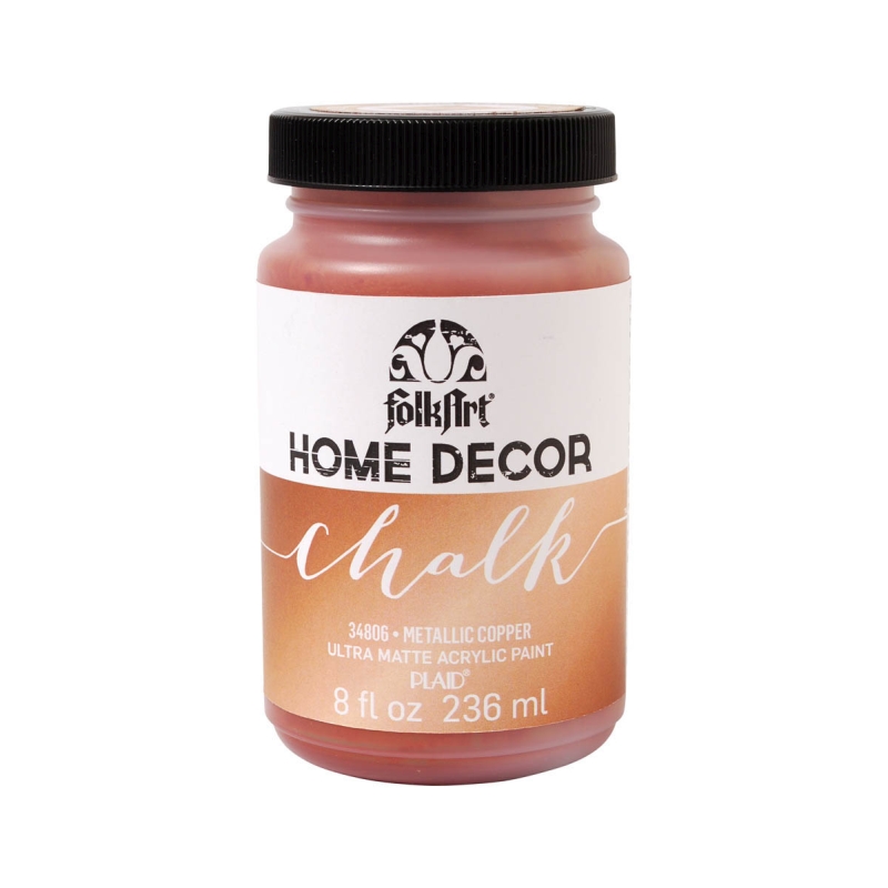 Metallic Copper FolkArt Home Decor Chalk 8oz