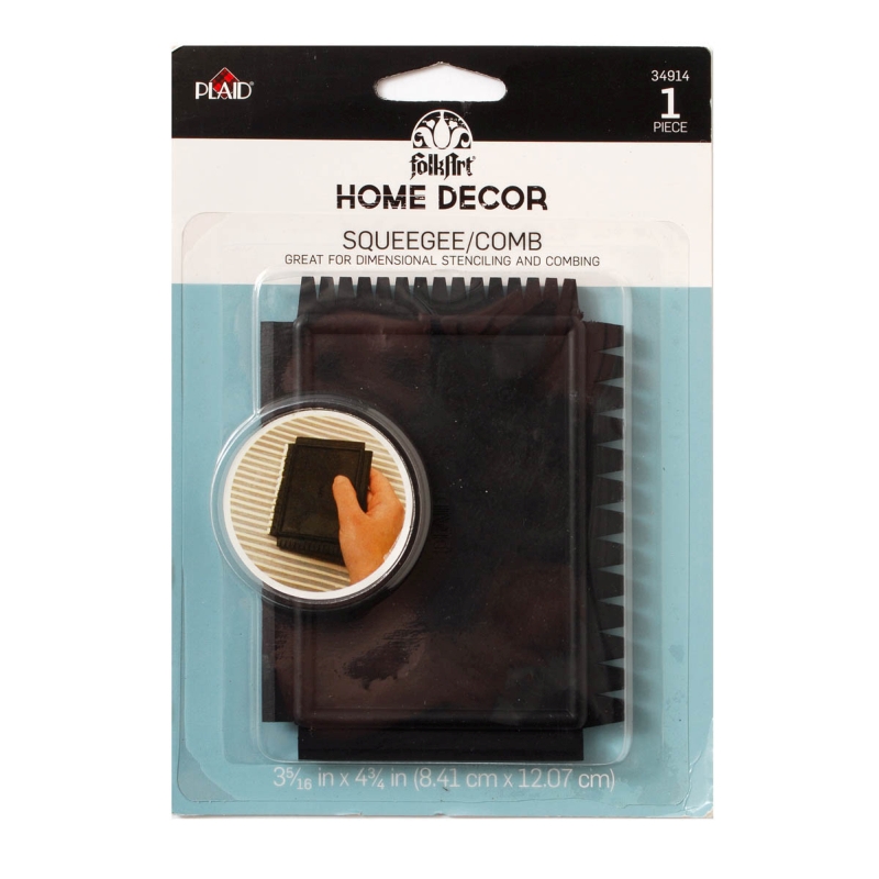 Squeegee/Comb FolkArt Home Decor Tools
