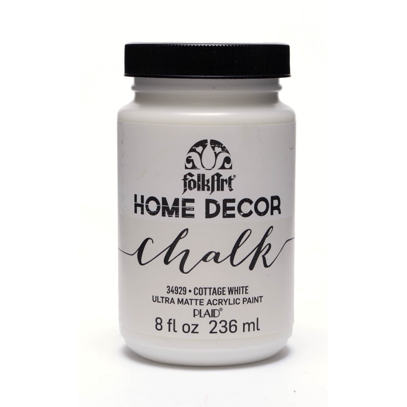 Cottage White FolkArt Home Decor Chalk 8oz