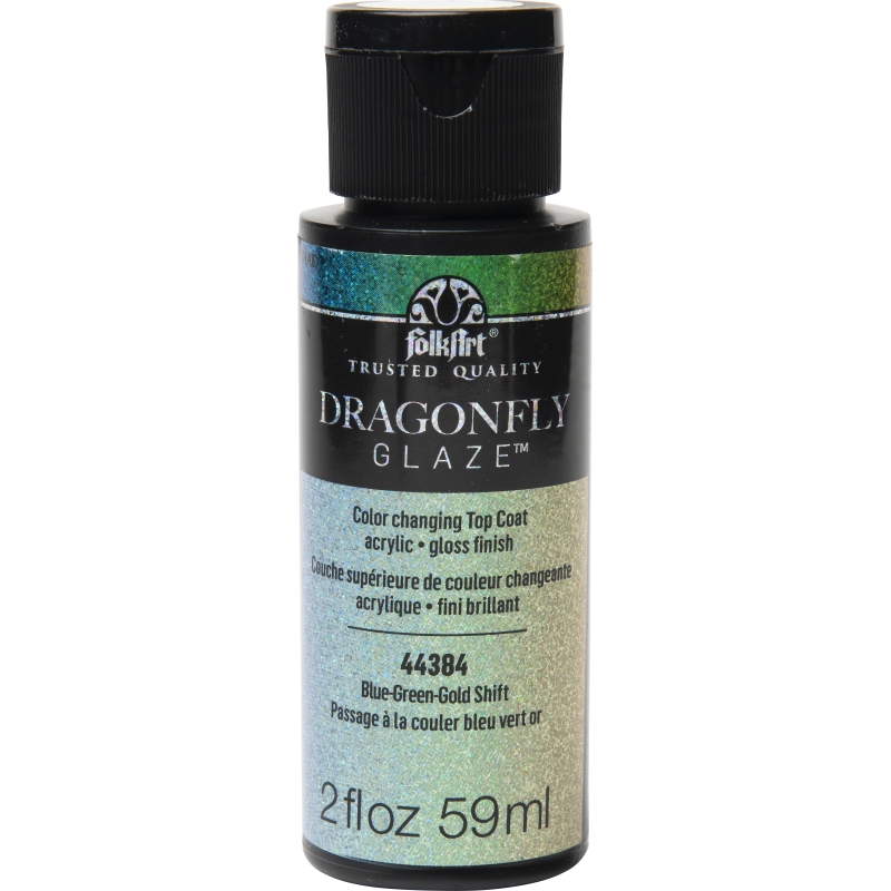 FolkArt Dragonfly Glaze™ - Blue-Green-Gold (2oz)