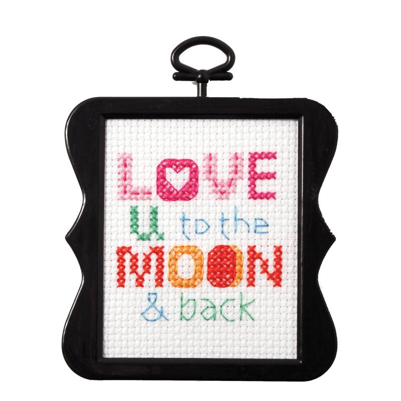 Love You to the Moon &amp; Back Cross Stitch kit