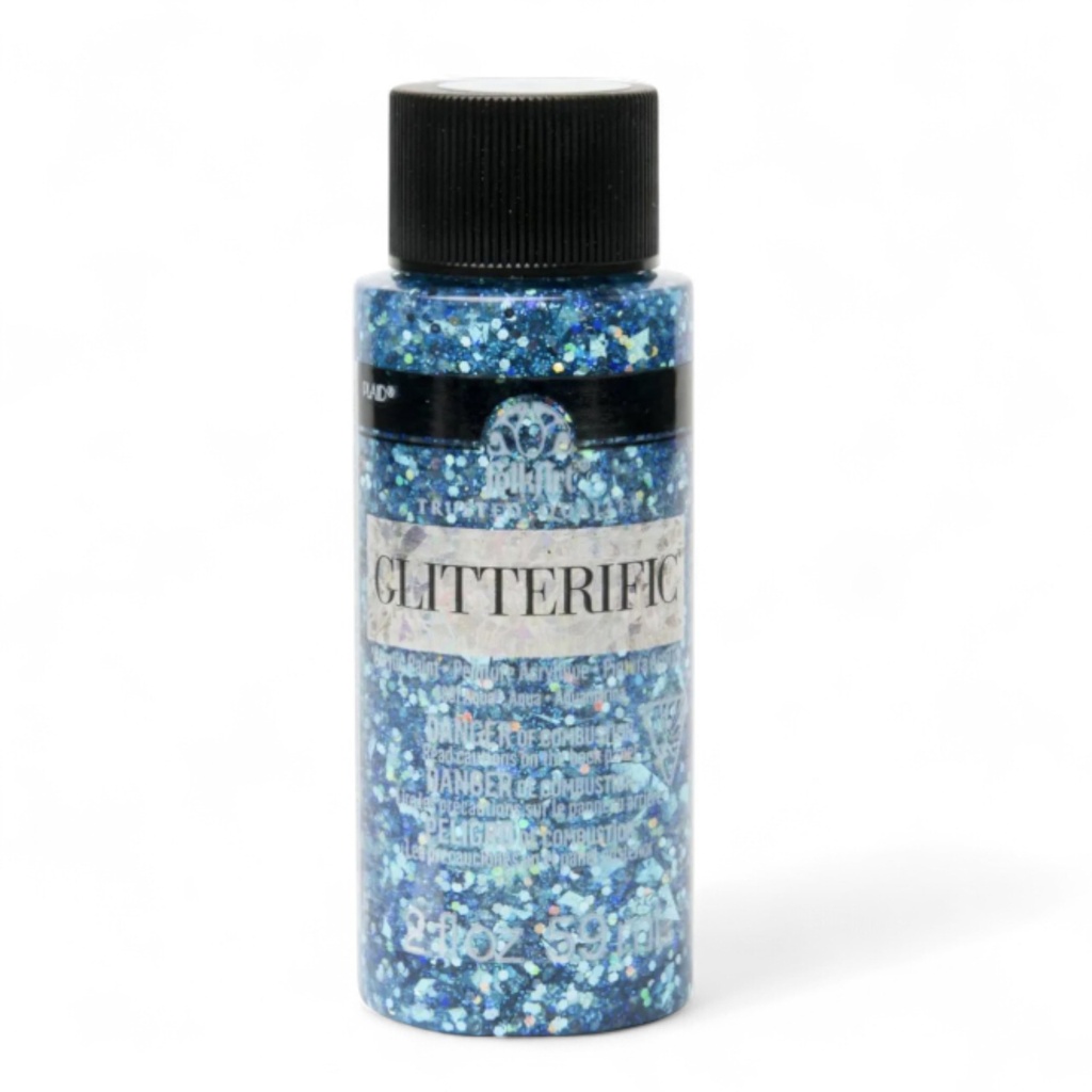 FolkArt Glitterific - Aqua (2oz)